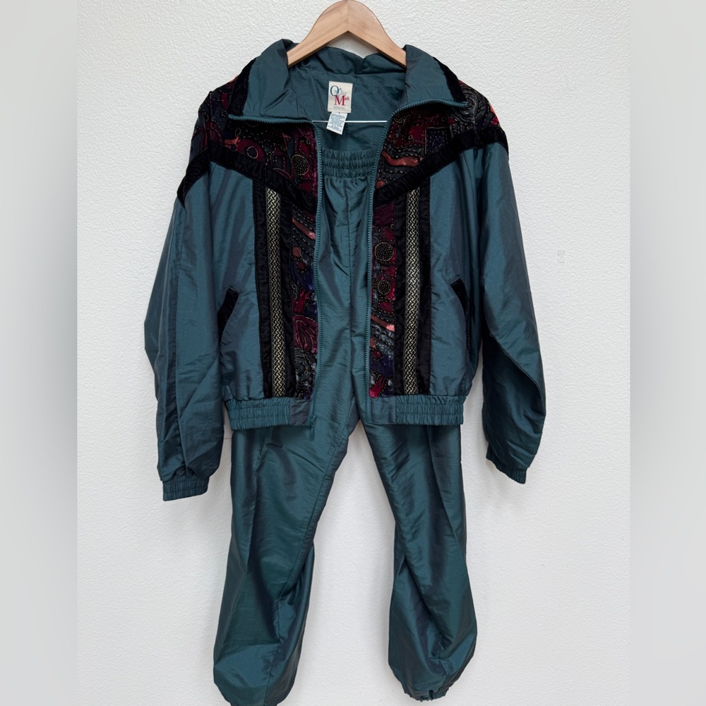 Vintage On Your Mark Athletic Track Suit Size S